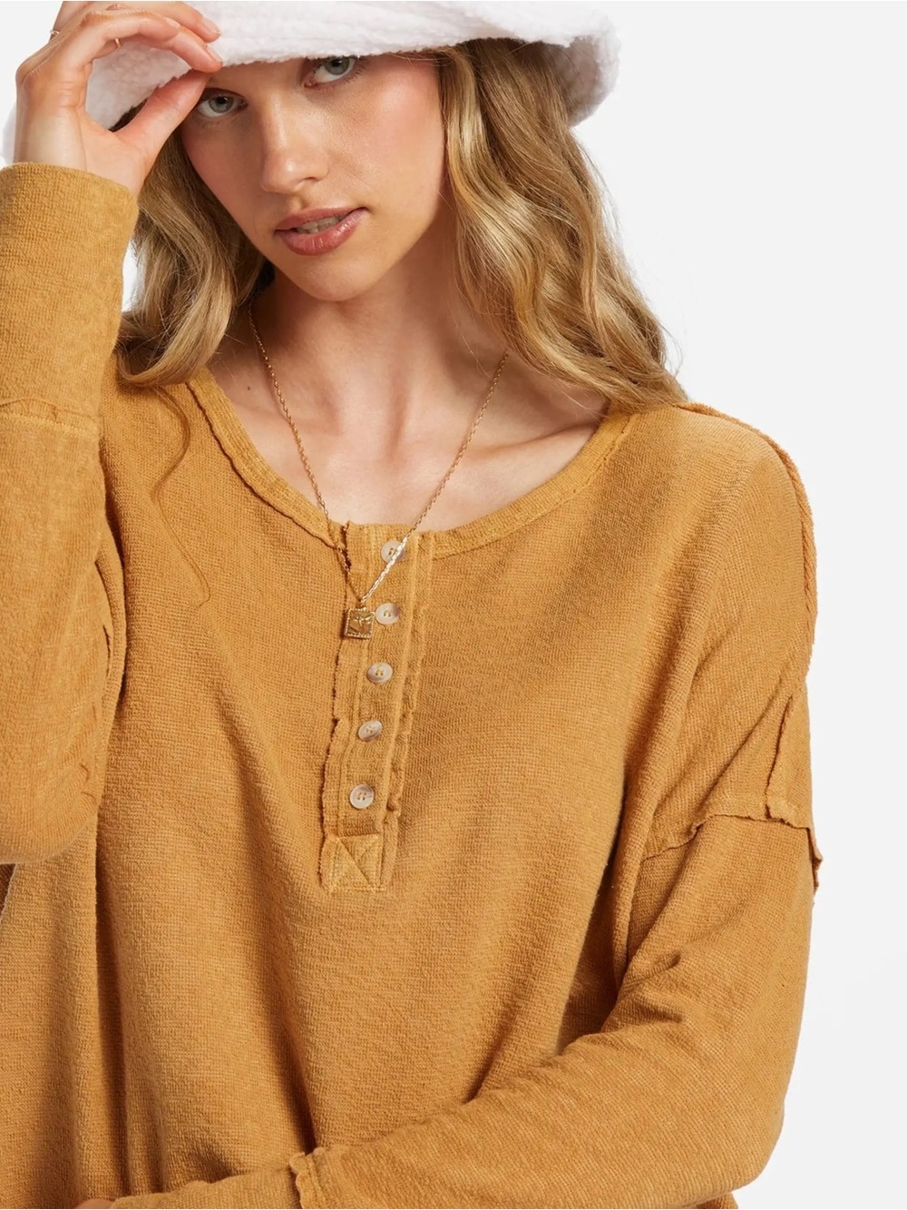 Billabong Anyday Henley Long Sleeve Top